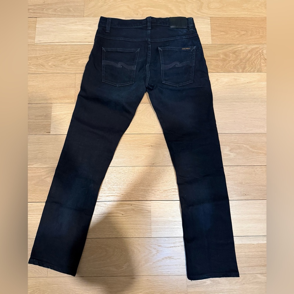 Nudie Jeans Grim Tim Black Daze Denim Jeans 1003937 - Picture 2 of 5
